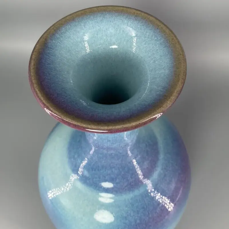 Porcelain Flower Vase for Room, Ceramic Vase, The Sky is Clear and the Moon, Shining High, 31 cm