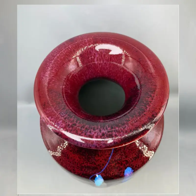 Ceramic vase ornamental vase handicrafts Jun porcelain has ice cracks open pieces
