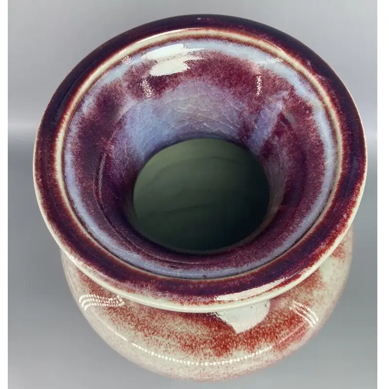 Red Porcelain Flower Vase for Home Decoration, Porcelain Flower Vase, 34 cm High
