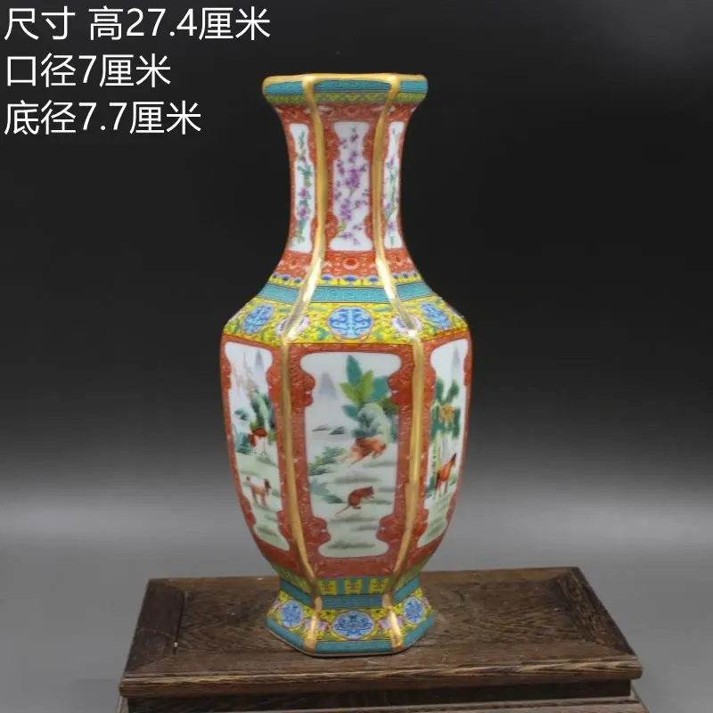 Hexagonal Ceramic Vase for Home Decor Room Decoration jarrones floreros vases flower vase ceramics & pottery  ceramica