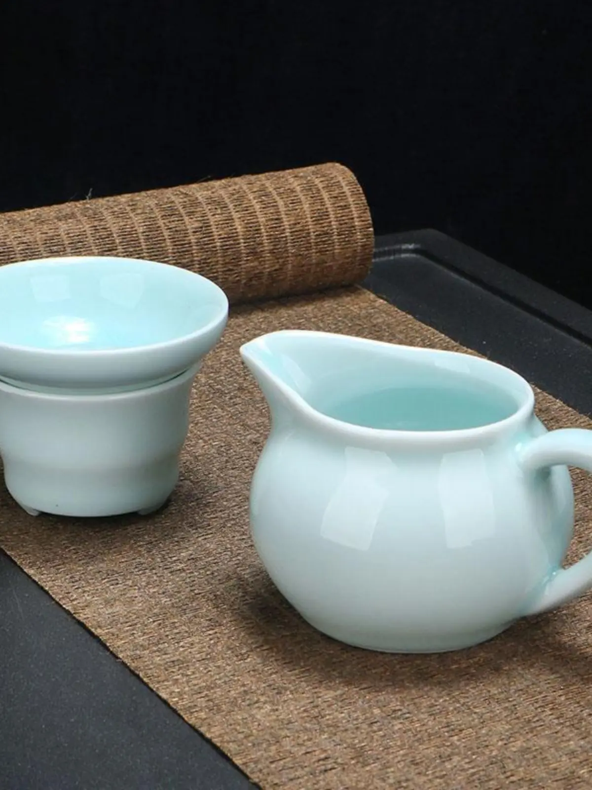 Coffee cup tea divider kung fu tea cup ceramic fair cup small tea sea suitfor espresso cups accessories
