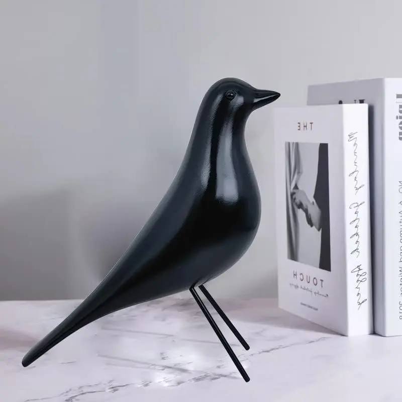 Bird Room Decor - Resin Pigeon Adornment for Office Home Desk, Decoration Ornament Gifts Replica Sculpture
