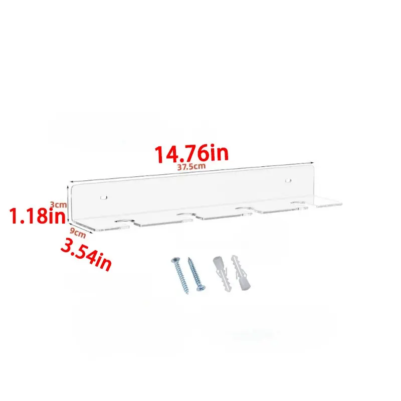 Champagne Wall Holder for Party Clear Acrylic Champagne Glass Holder Stand Stemware Champagne Tower Hold Flute Stand