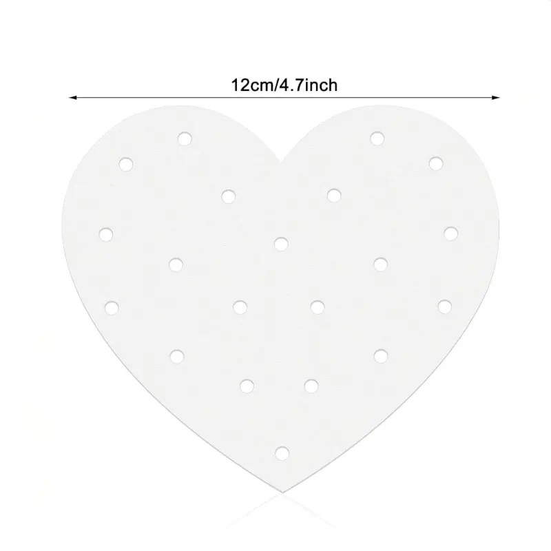 Lollipop Holder 2Pack Plastic Cake Pops Display Stand Holes Heart Shaped Display Stand Wedding Birthday Prom Candy Decoration