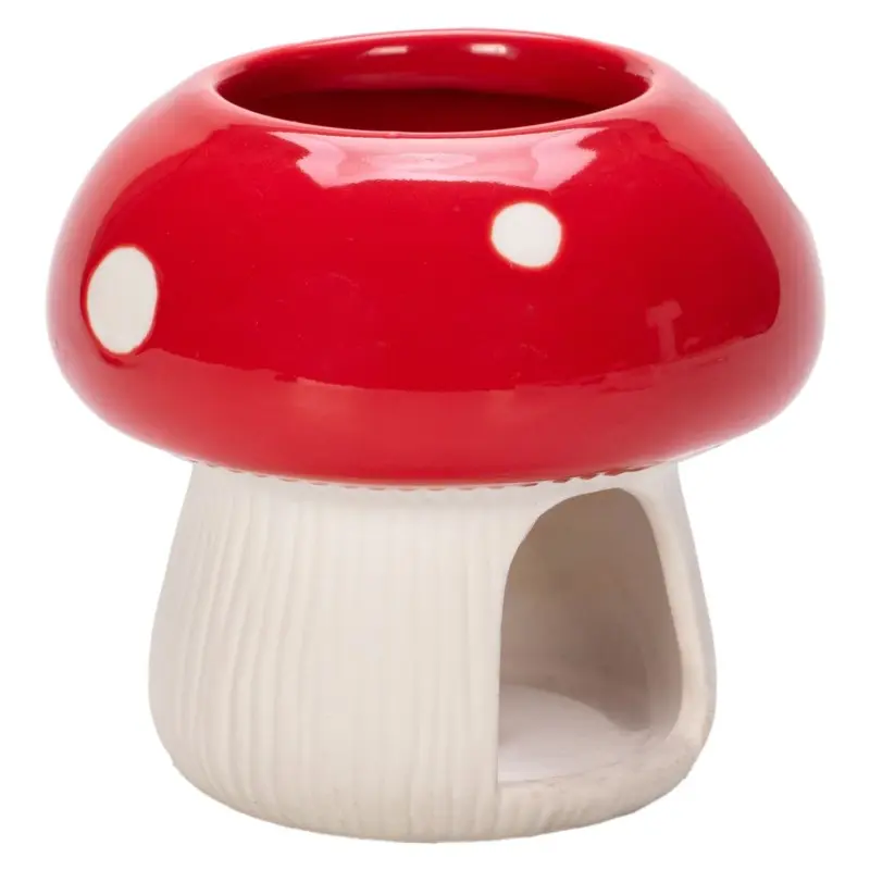 Palo Santo Holder Cute Ceramic Mushroom Incense Burner Holder Mini Palo Sage Tray Ash Catcher For Home Decor Meditation Yoga