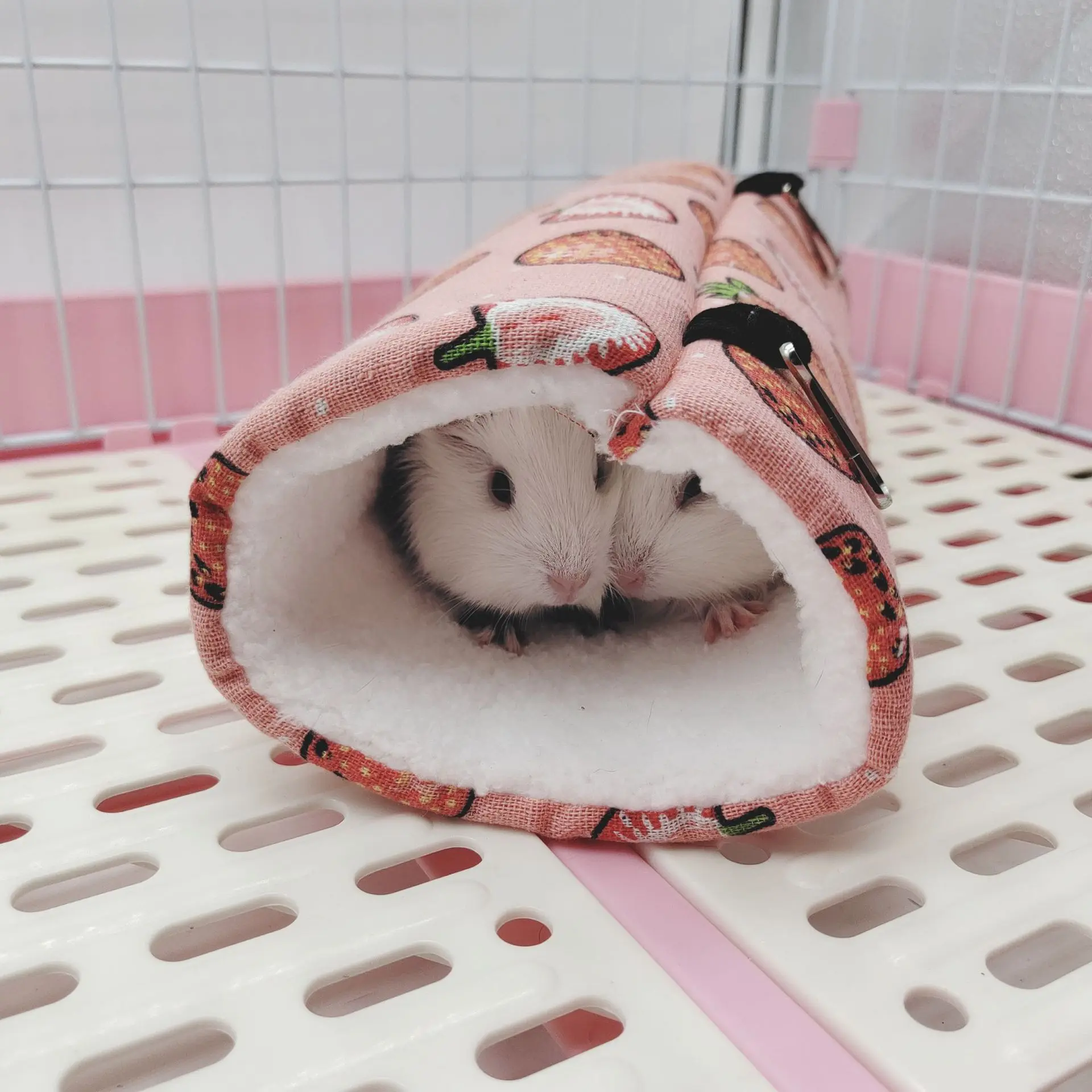 AnsonBoy Hamster Cage Ferret Tunnel Warm Passage Small Pet Channel Honey Bag Flying Mink Guinea Pig Guinea Pig Soft Plush