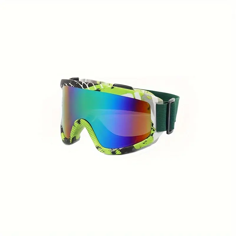 Anti-Fog Ski Goggles Motorcycle Goggles Winter Snowboard Skiing Glasses Outdoor Sport Windproof Ski Mask Off Road Goggles Helmet