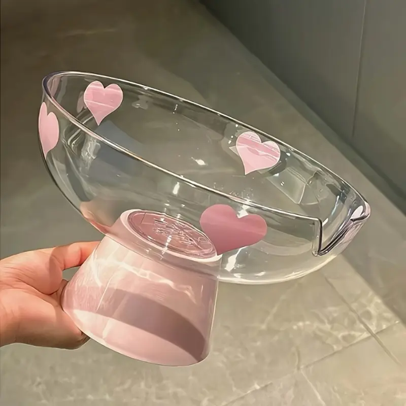 Plastic Fruit and Vegetable Draining Basket, Dual-Layer Strainer Bowl with Detachable Drip Catcher, Water Filter Basin