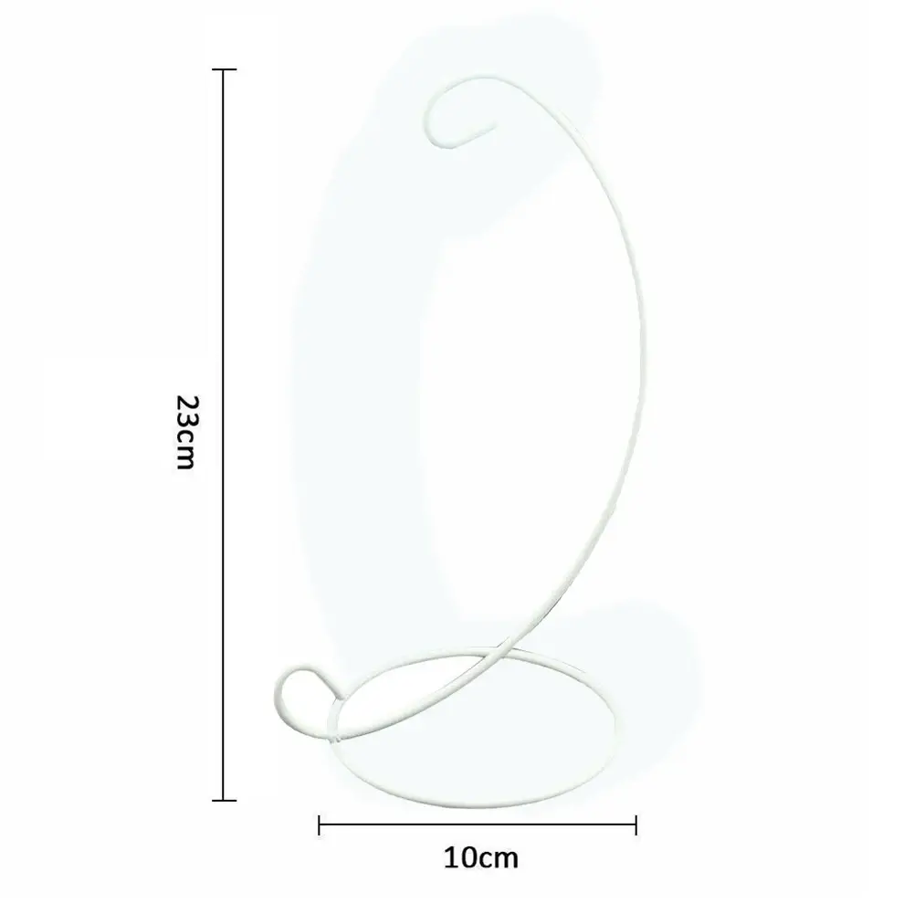Metal Ornament Display Stand of Iron Ornament Holder for Air Plant Hanging Glass Terrarium Globe Ball Candle Glass Globe