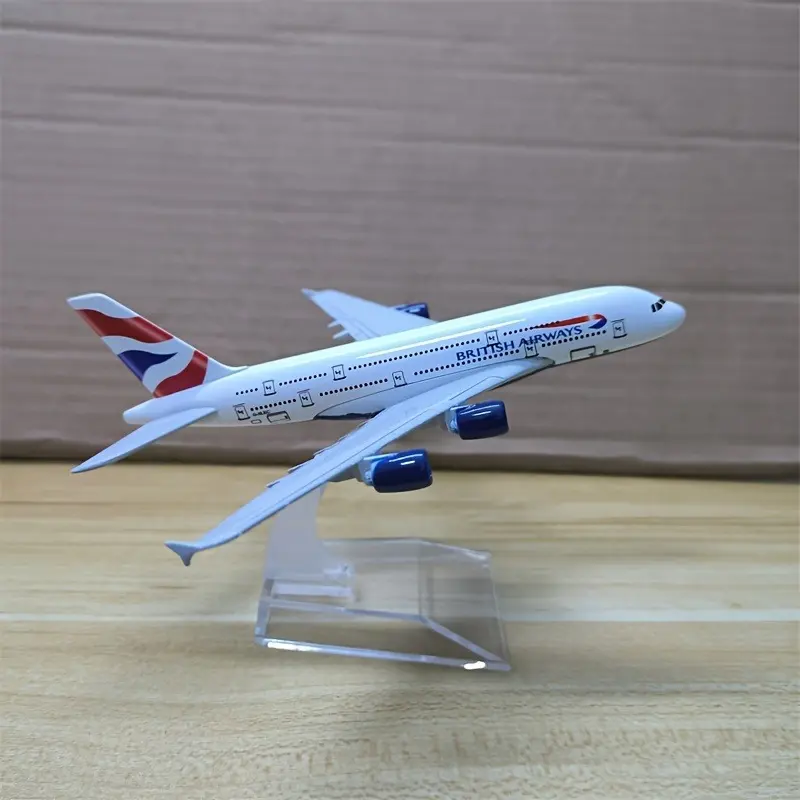 Die-cast Metal Airplane Model  Sky  Airbusa Model Plane with Stand   for Aviation Enthusiast Gift or Display Decorations