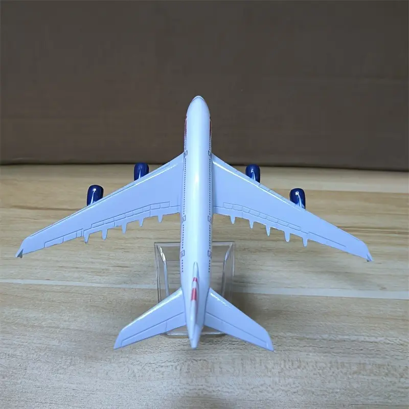 Die-cast Metal Airplane Model  Sky  Airbusa Model Plane with Stand   for Aviation Enthusiast Gift or Display Decorations