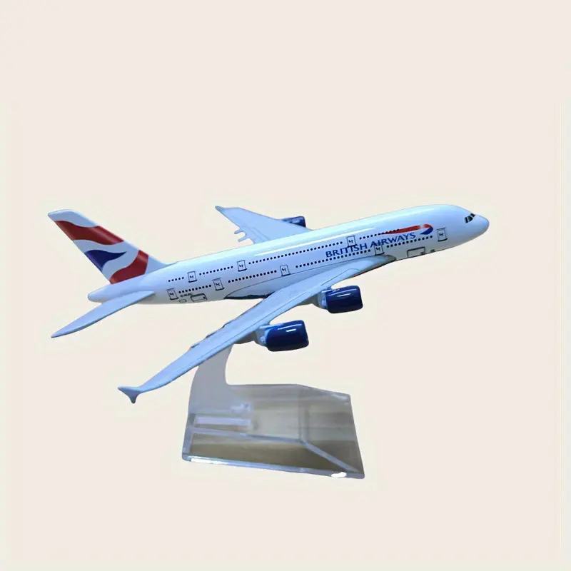 Die-cast Metal Airplane Model  Sky  Airbusa Model Plane with Stand   for Aviation Enthusiast Gift or Display Decorations