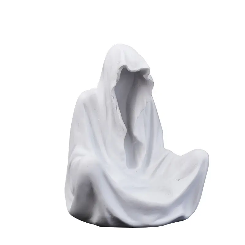 Horror Sitting Ghost Candle Holder Photography Anniversary Birthday Dating Atmosphere Decor Table Living Room Table Decor