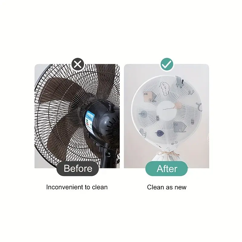 Floor-Standing Fan Cover, dust Cover, Household Vertical All-Inclusive Fan Cover, Universal Thickened dust Protection Cover