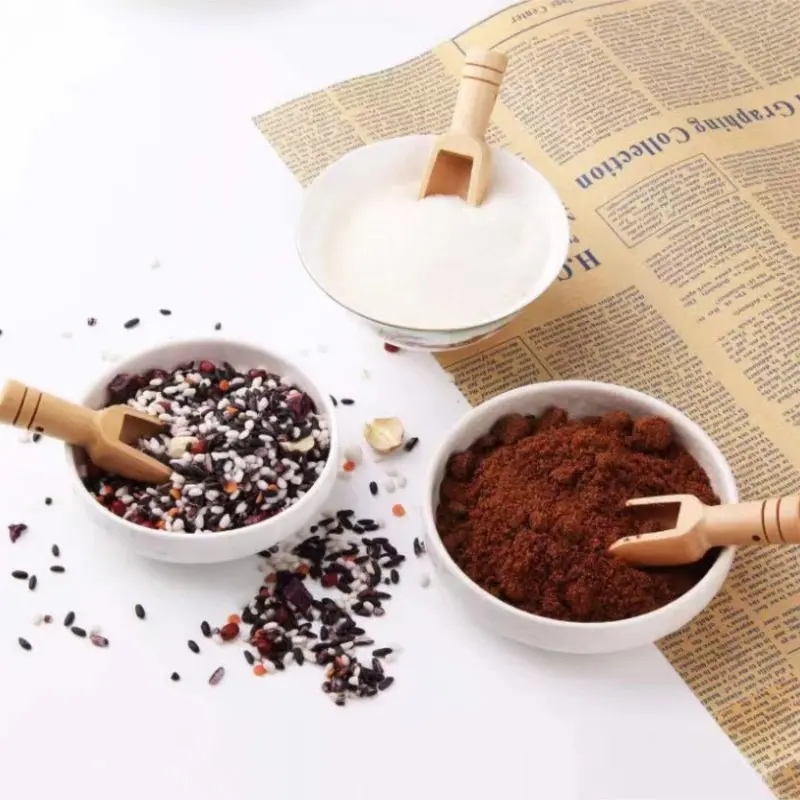 100PCS Mini Wooden Spoons, Bath Salt Spoon, Wooden Candy Spoon, Washing Powder Spoon Spice Spoons for Sugar Scrubs, Cooking