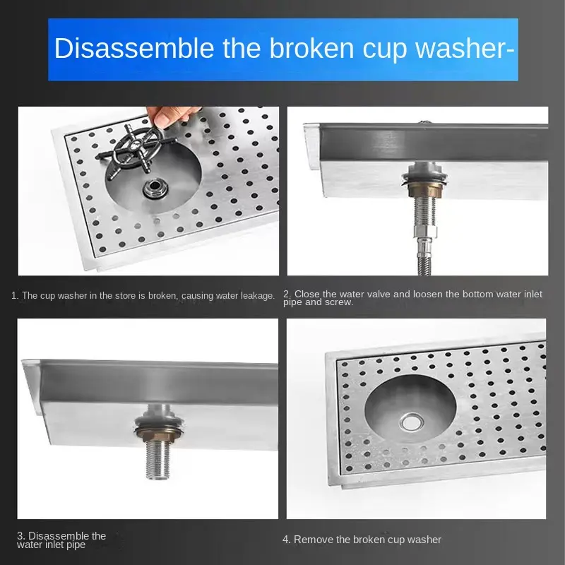 Bar Beer Glass Steaming Pitcher Rinser Replacement Rinser for Cup Washer Coffee Pitcher Kitchen sink Accessories Drop Shipping 