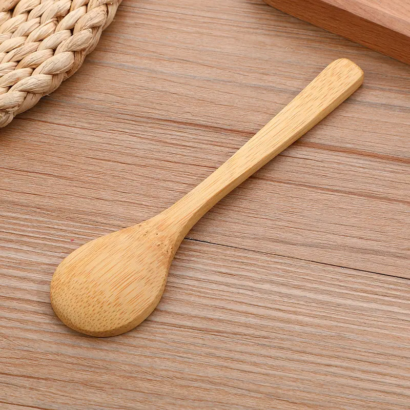 10/20/50/100pcs Reusable Bamboo Honey Spoon Soup Spoons Tasting Spoons Wooden Teaspoon for Coffee Tea Jam Herbs Salts Desert