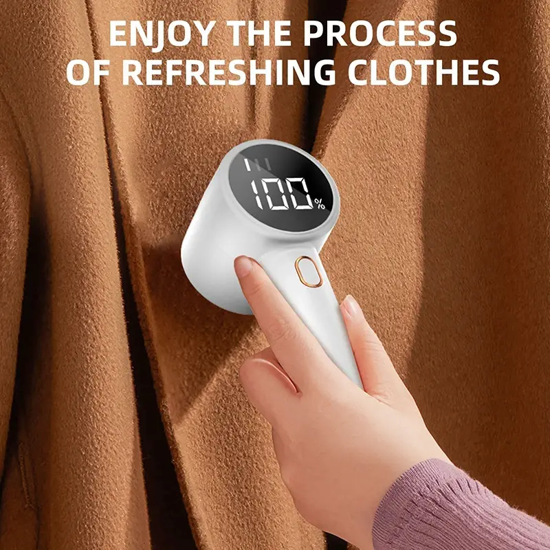 Portable Hair Ball Trimmer Wireless Electric Hair Removal Digital Display USB Charging 3speed Adjustment Clothing Shaver Machine