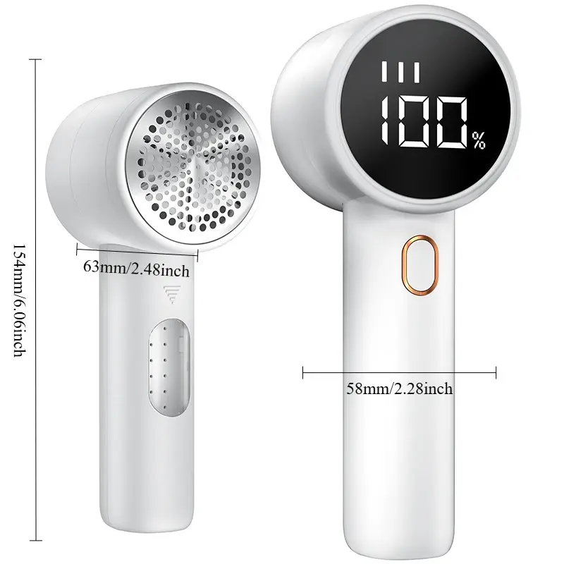 Portable Hair Ball Trimmer Wireless Electric Hair Removal Digital Display USB Charging 3speed Adjustment Clothing Shaver Machine