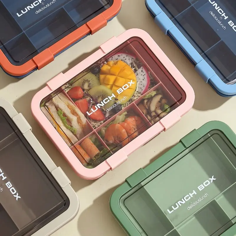 Large Capacity Bento Box Children's Lunch Box for Sushi Fruit Leakproof Lunchbox School Office Food Storage Container Tableware