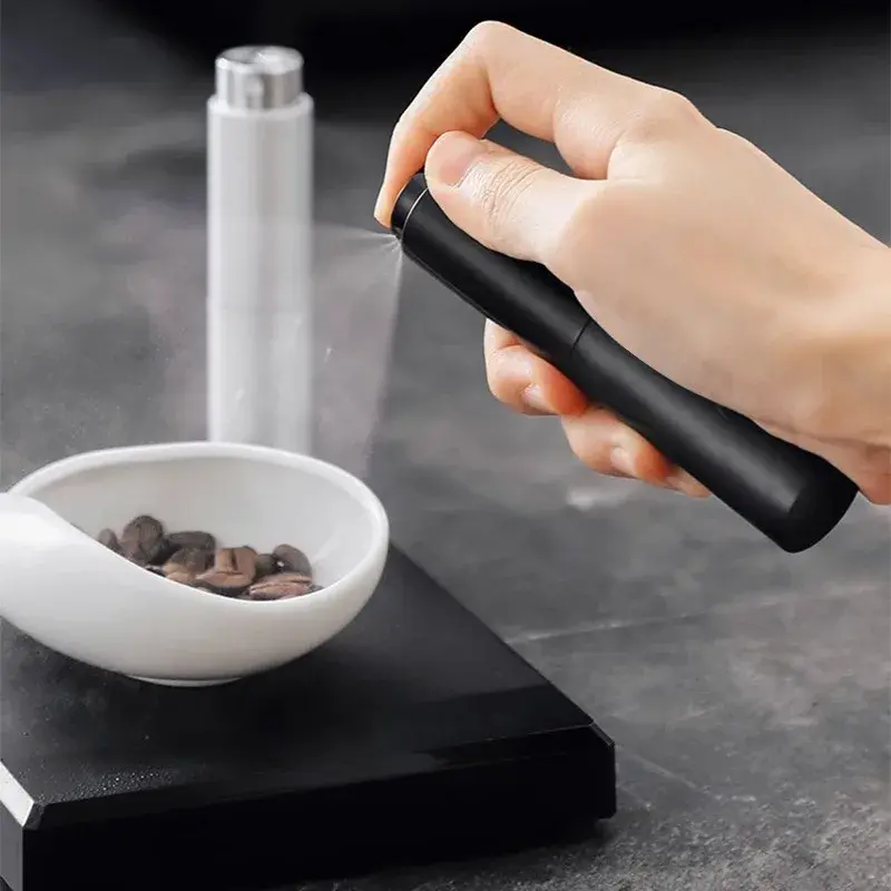 Coffee Bean Spray Bottle Atomizing Spray Bottle and Beans Dosing Cup Trays Set Portable Humidifier Powder Barista Accessories