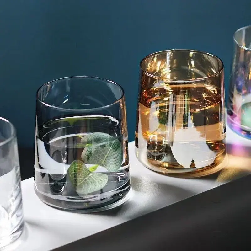 1Pcs 270ML High Borosilicate Glass Mug Heat Resistant Tea Milk Lemon Juice Coffee Water Cup Bar Drinkware Modern Simple Style
