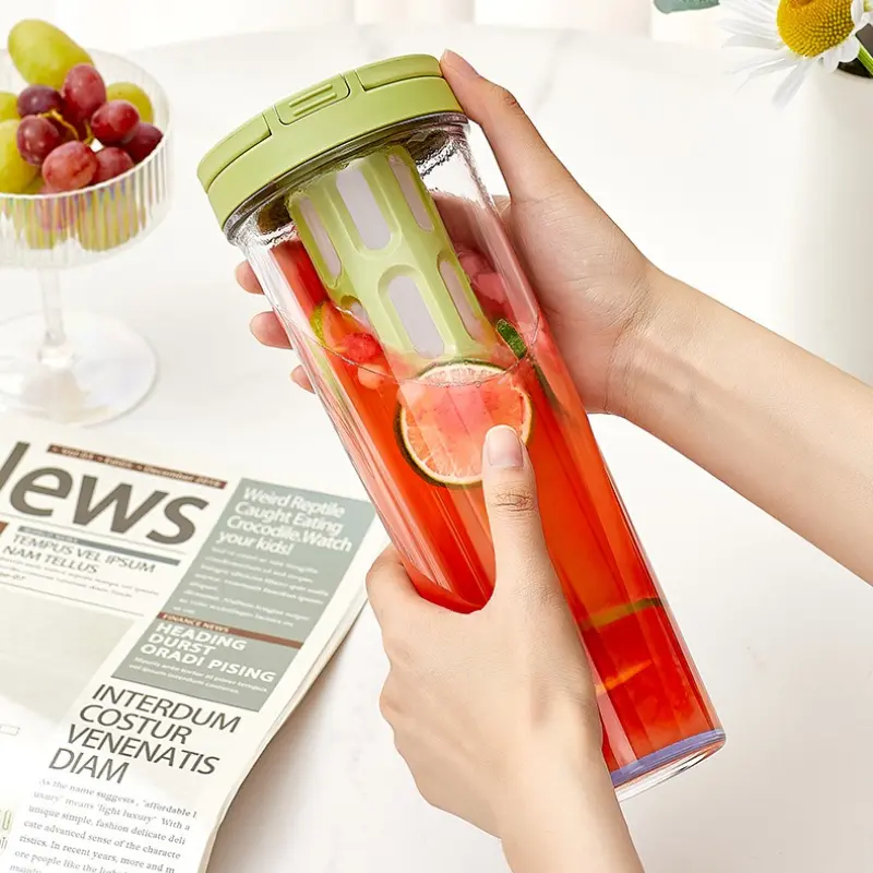 1L Manual Cold Brew Maker High-capacity Water Bottle Summer Portable Juices Tea Pot Coffeeware Cold Water Jug for Refrigerator