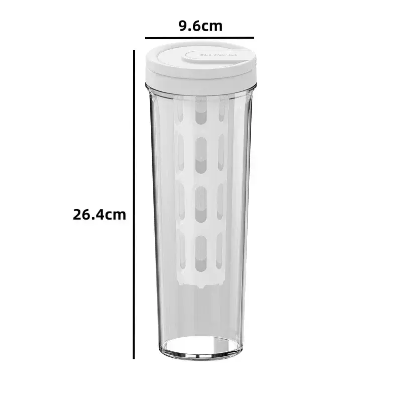 1L Manual Cold Brew Maker High-capacity Water Bottle Summer Portable Juices Tea Pot Coffeeware Cold Water Jug for Refrigerator