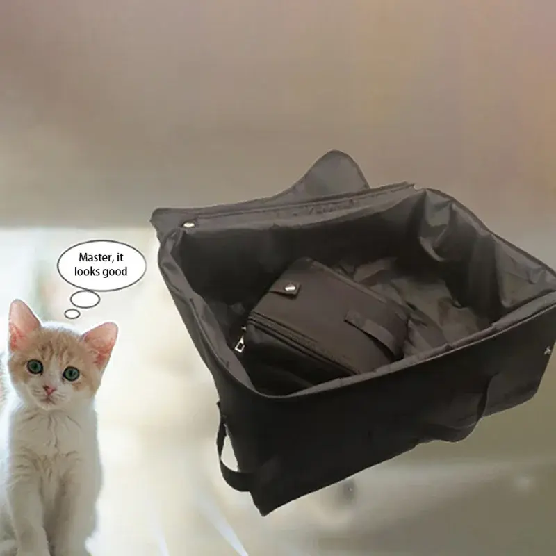 Foldable Cat Litter Box Portable Folding Pet Supplies Dog Toilet Doghouse Waterproof Cat Litter Box for Travel Home Outdoor Car