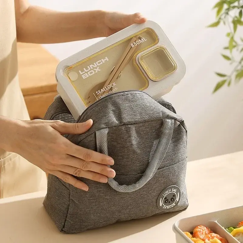 Bento Box Water Cup/soup Bowl with Grease Proofing Storage Bag Portable Lunch Box Set for School Students Office Workers Picnic