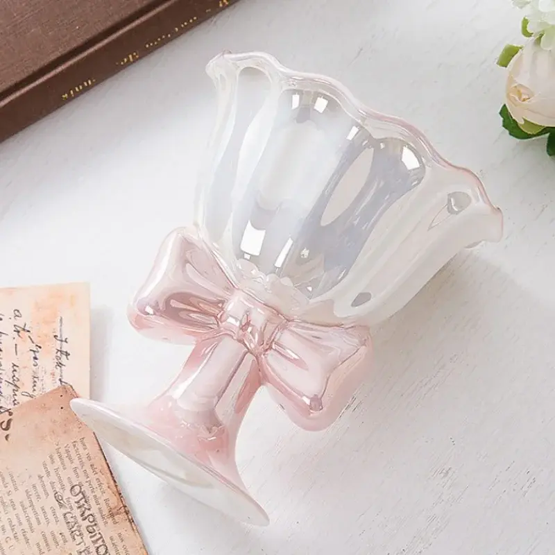 1Pcs 180ML Ceramic Ice Cream Footed Dessert Bowl Cup Milk Yogurt Cereal Dessert Serving Dish Fruit Salad Pudding Trays