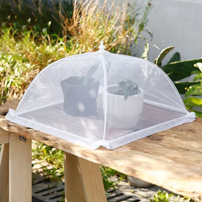 Folding Food Cover Outdoor and Indoor Mosquito Insect-proof Covers Picnic Vegetable Fruit Breathable Cover Home Kitchen Gadgets