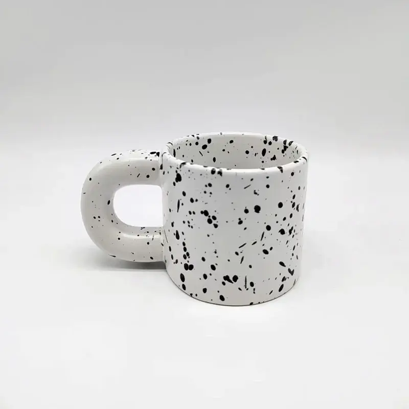 330ML Ceramic Mug Creative Nordic Handmade Cup Ring Handle Ceramic Mugs for Coffee Porcelain Mug Beer Cups Drinkware