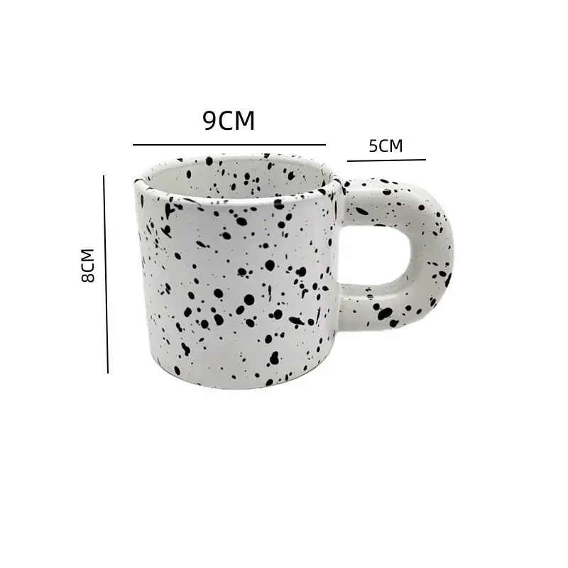 330ML Ceramic Mug Creative Nordic Handmade Cup Ring Handle Ceramic Mugs for Coffee Porcelain Mug Beer Cups Drinkware
