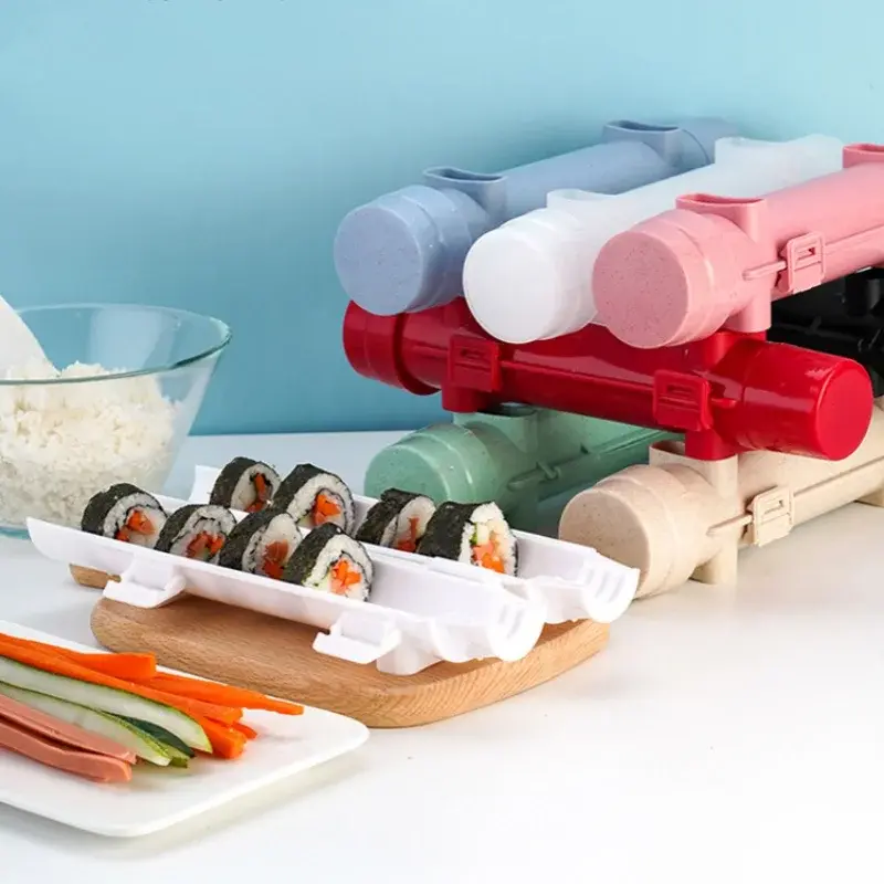 Sushi Making Mould Cylinder Shaped Sushi Tools DIY Mold Creativity Children Bento Accessories Household Kitchen Sushi Gadgets