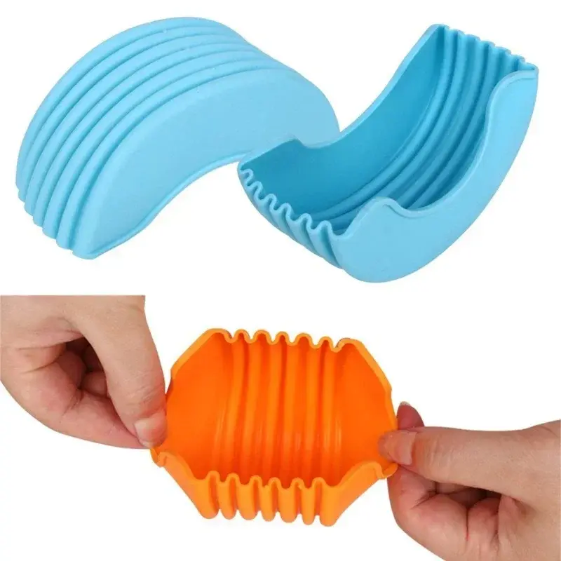 1/4pcs Silicone Burger Tray Reusable Sandwich Burger Fixed Rack Burger Tool Holder Shelf Storage Tool Dining Kitchen Accessories