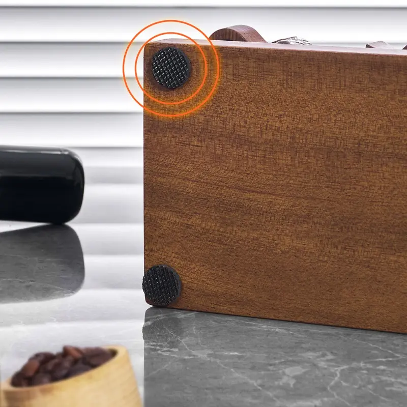 51/53/58mm Universal Solid Wood Coffee Powder Pressing Base Cloth Powder Machine Coffee Tool Storage Seat Coffee Handle Bracket