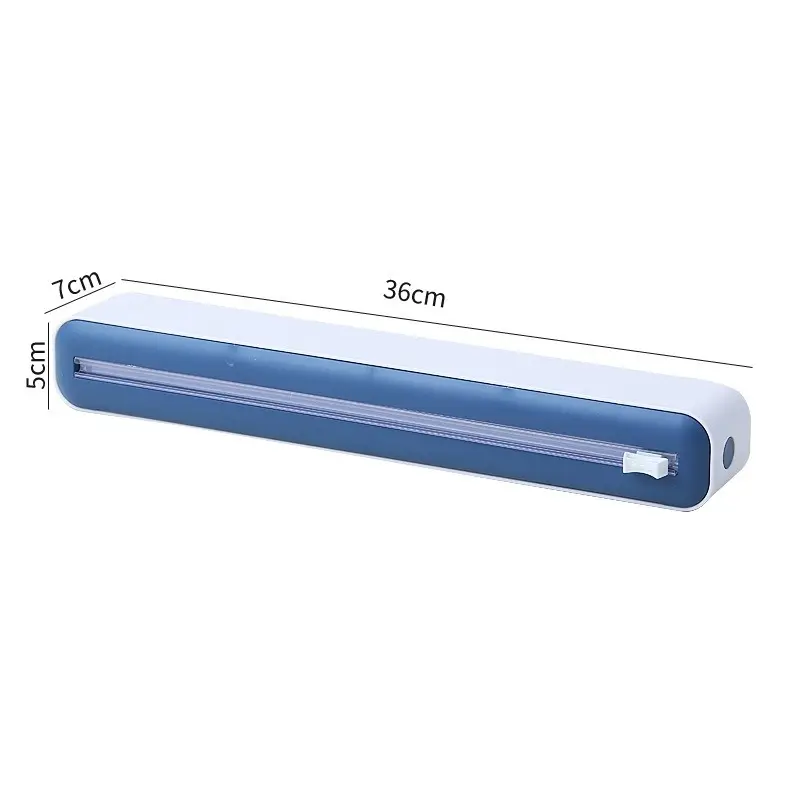 Plastic Wrap Cutting Box Cling Film Cutter Multifunction Food Film Dispenser Waterproof Magnetic Storage Box Kitchen Gadgets