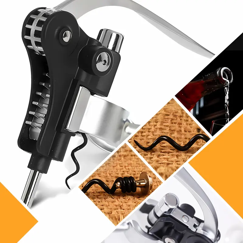 Red Wine Bottle Opener Set Zinc Alloy Rabbit Head Bottle Opener Chess Board Pattern Gift Box Set Bottle Opener Set Holiday Gift