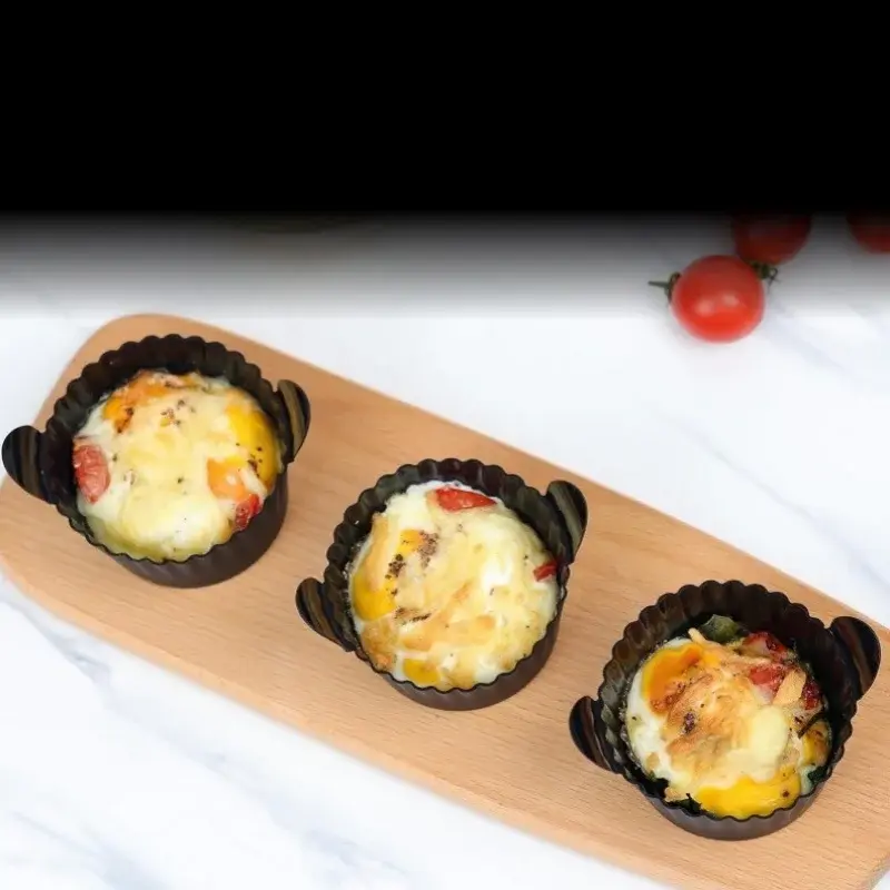 Silicone Basket Muffin Cup Mold Air fryer Oven Baking Tray Pizza Fried Chicken Basket Silicone Molds for Airfryer Microwave Oven