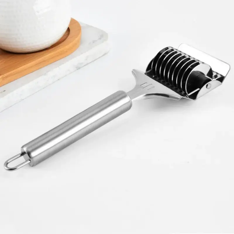 1Pcs Stainless Steel Manual Spaghett Cutter Pasta Machine Dough Noodles Maker Ginger Garlic Roll Crusher Kitchen Cooking Gadgets