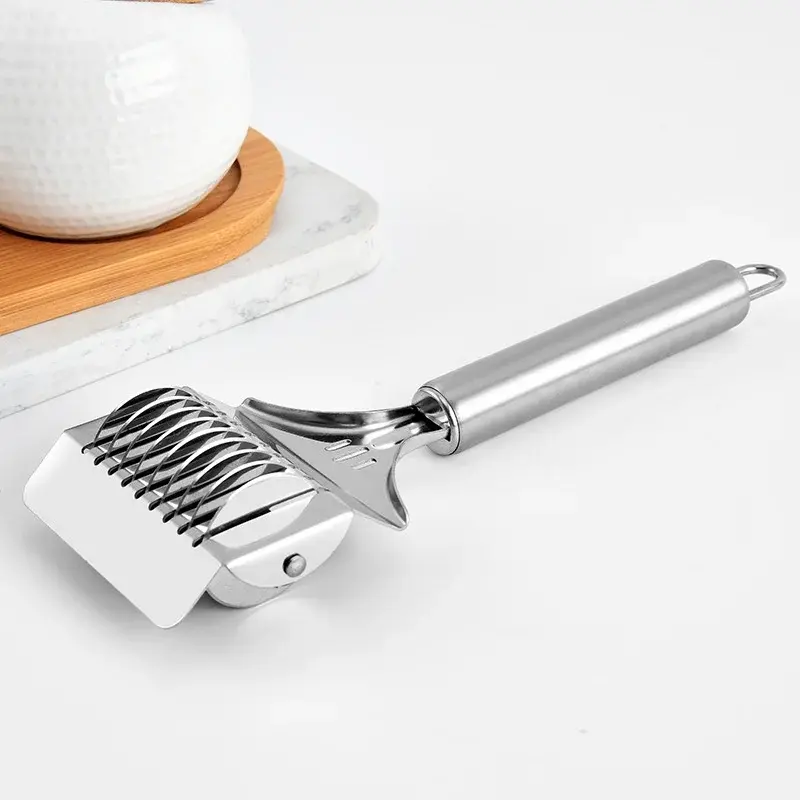 1Pcs Stainless Steel Manual Spaghett Cutter Pasta Machine Dough Noodles Maker Ginger Garlic Roll Crusher Kitchen Cooking Gadgets