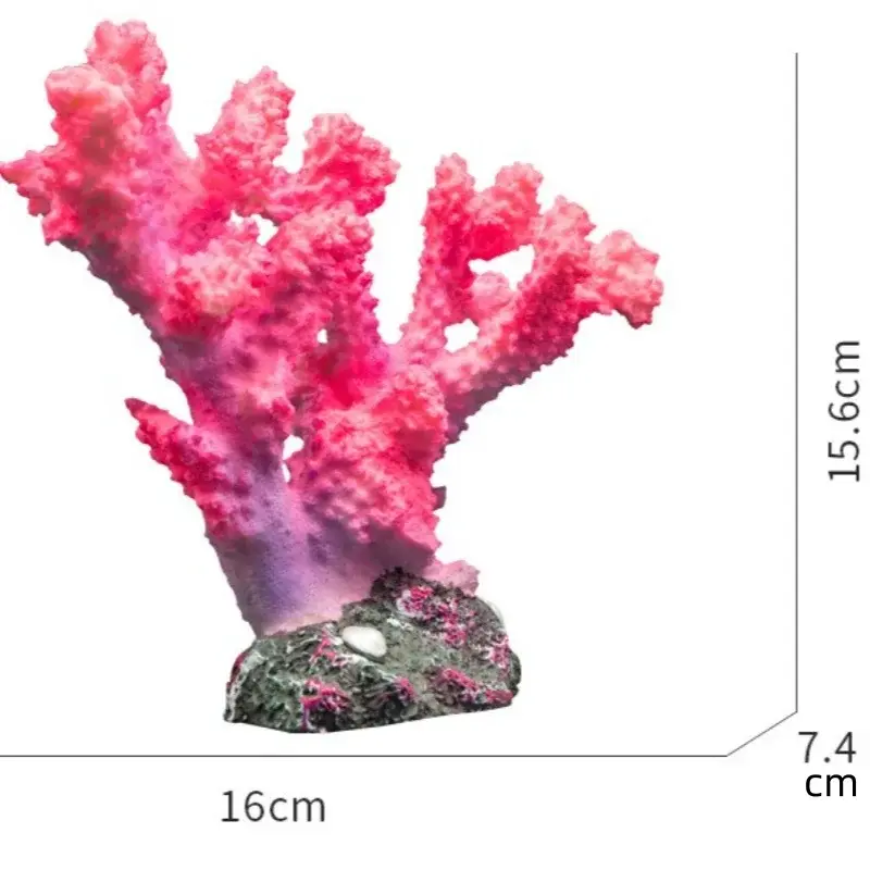 Aquarium Landscaping Simulation Coral Decoration Home Plants Supplies Resin Aquarium Coral Reefs Saltwater Fish Tank Landscaping