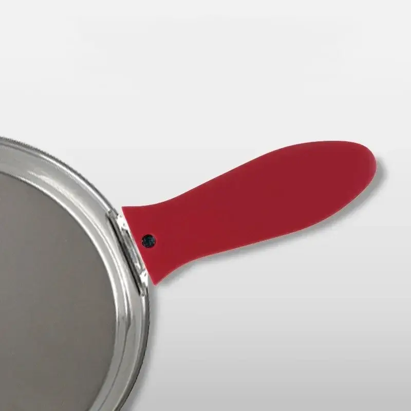 1Pcs Silicone Pot Handle Sleeve Anti Slip Heat Resistant Cast Iron Pots Sleeve Cookware Parts Household Kitchen Accessories