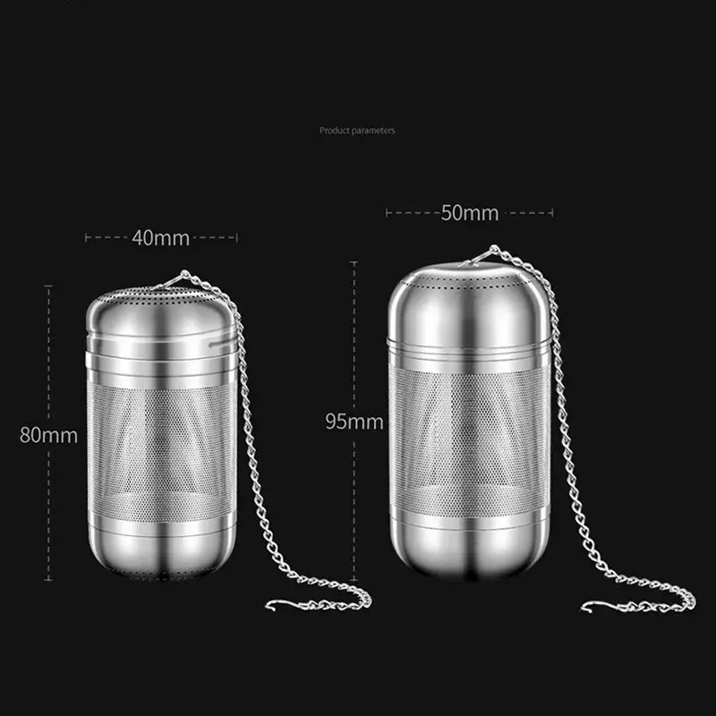 1/2Pcs Seasoning Strainer Ball Stainless Steel Tea Infuser Tea Leaves Spice Strainer Teapot Fine Mesh Teaware Kitchen Gadgets