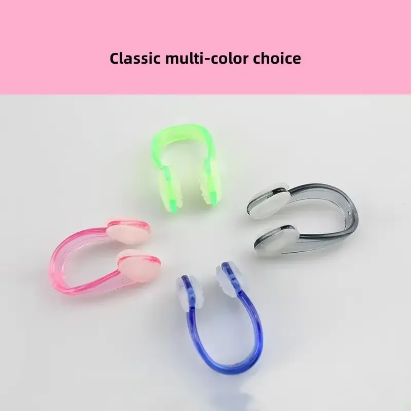 Silicone Waterproof Swimming Nose Clip for Adult Children Universal Swimming Training Anti-choking Nasal Congestion Equipment