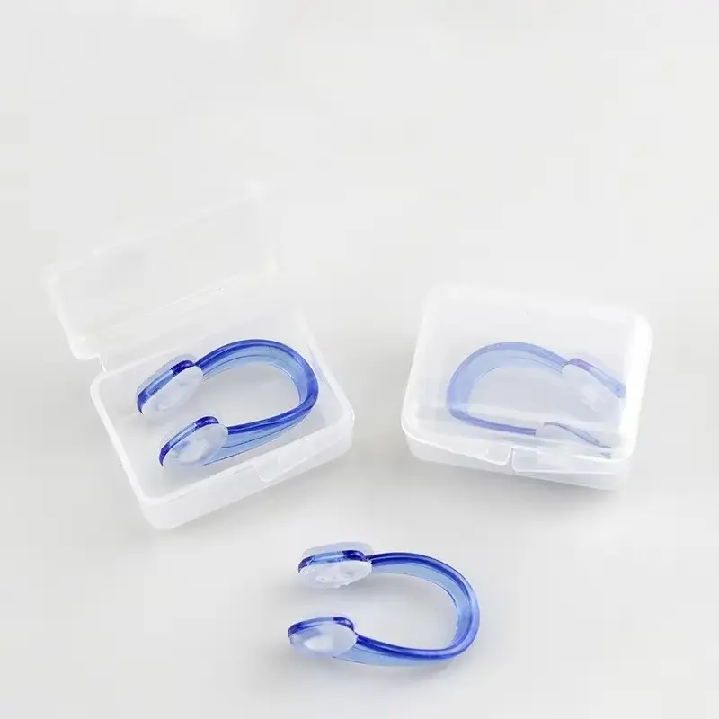 Silicone Waterproof Swimming Nose Clip for Adult Children Universal Swimming Training Anti-choking Nasal Congestion Equipment