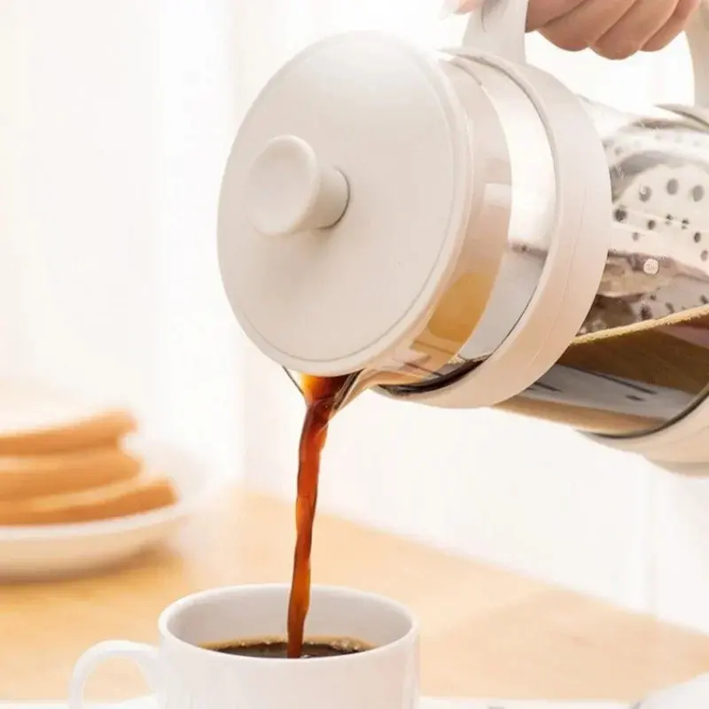 Coffee French Press Pot High Borosilicate Glass Hand Press Coffee Pot Multifunction Brewings Tea Milk Tools Espresso Accessories