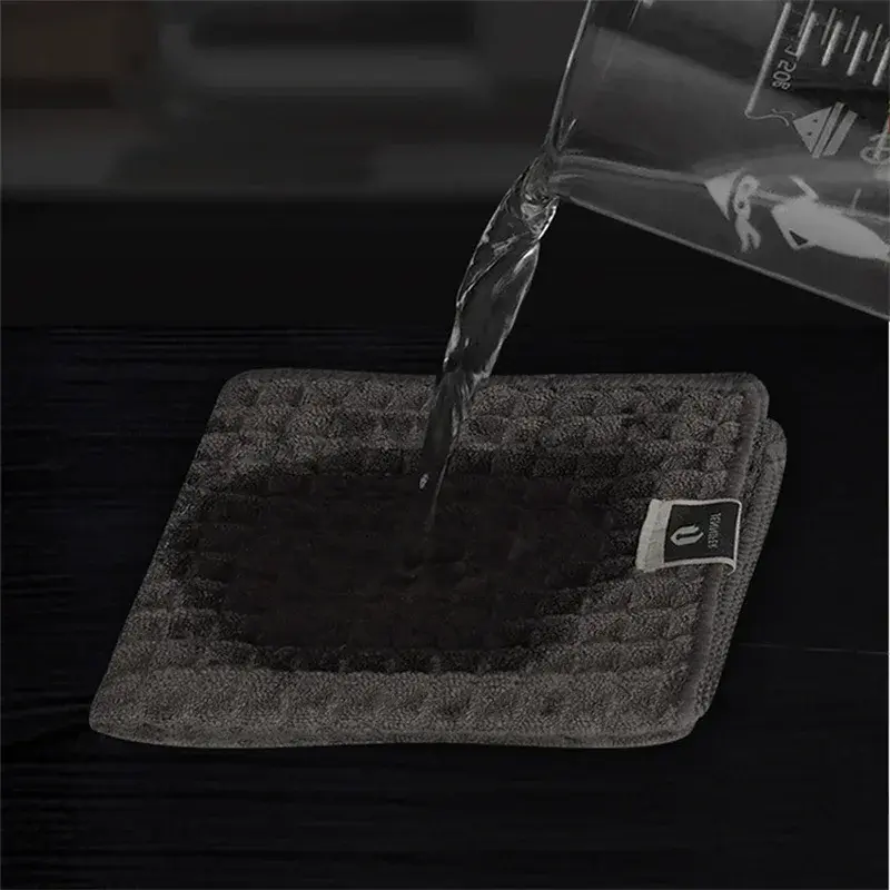 Waffle Towel Coffee Machine Cleaning Towel Kitchen Home Multifunction Super Absorbent Microfiber Towels Coffee Machine Supplies