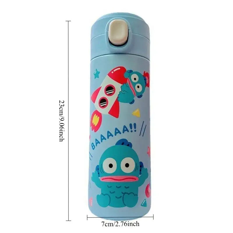 Stainless Steel Thermal Cup Cartoon Pattern Portable Coffee Cups Keep Cold and Hot Drinkware Outdoor Water Cup Birthday Gifts